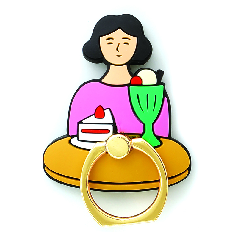 ニューレトロ スマートフォンリング/女の子